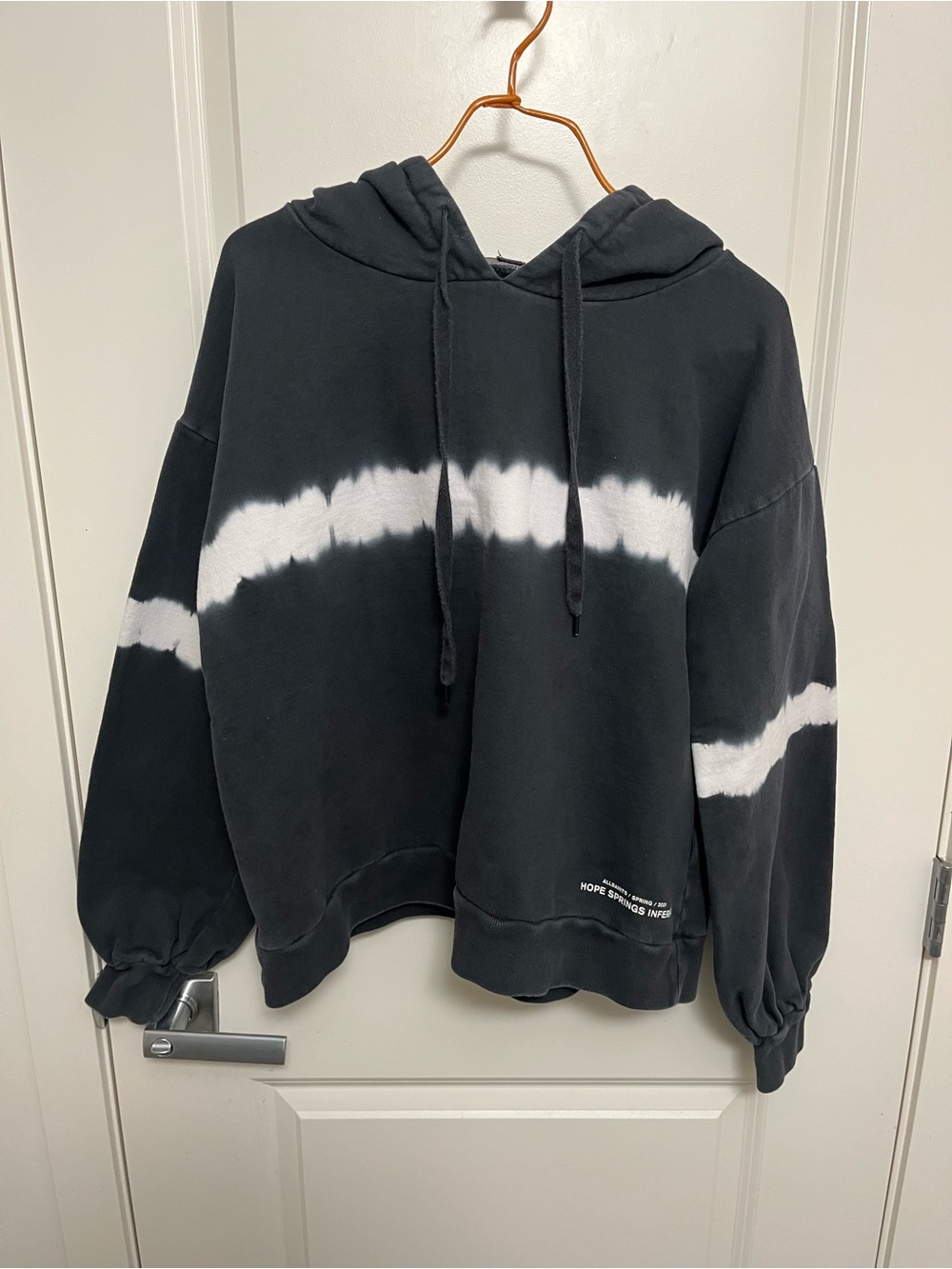 All Saints Women's Rihan Tie Dye Hoodie in size XS